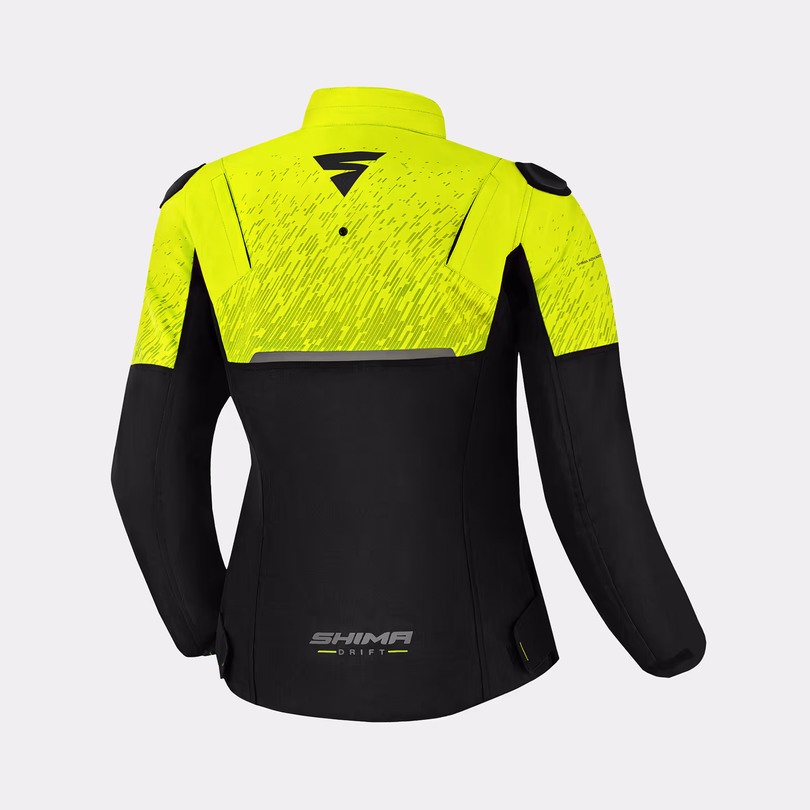 SHIMA_Drift_Lady_yellow_fluo_back_1600px_Motorcycle_Jacket_Men