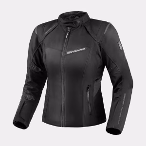 SHIMA_RUSH_JAKET_LADY_BLACK_FRONT_2500X2500_Motorcycle_Jacket_Women