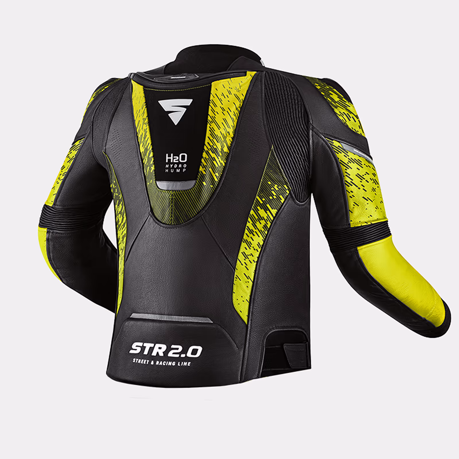 SHIMA_STR_2.0_jacket_black_yellow_fluo_back_800px__Motorcycle_Suit
