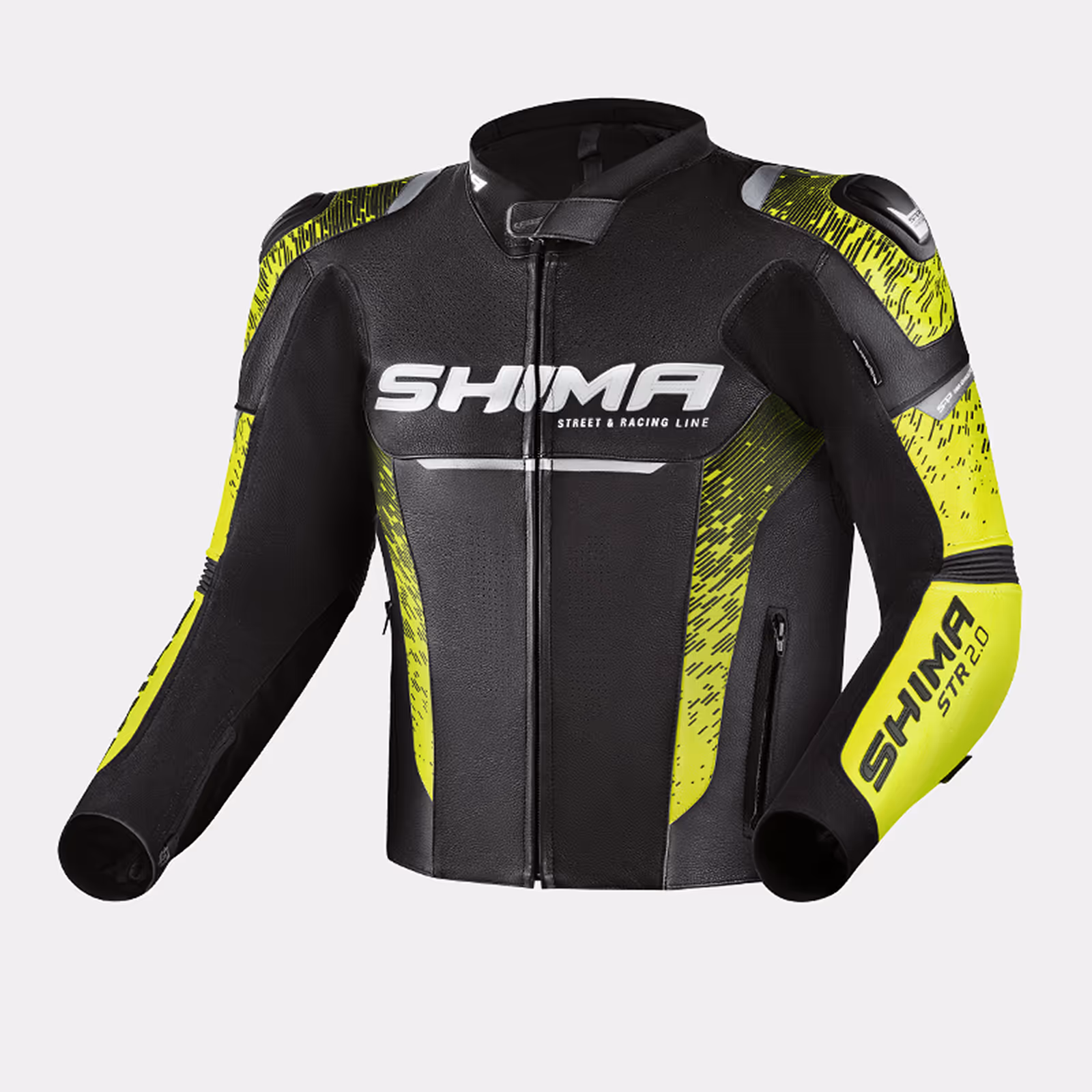 SHIMA_STR_2.0_jacket_black_yellow_fluo_front_800px_Motorcycle_Suit